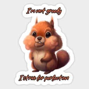 Funny squirrel Sticker